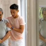 diverse-male-physiotherapist-advising-senior-male-patient-stretching-leg-physiotherapy-healthcare-wellbeing-senior-lifestyle-unaltered-(1)-(1)